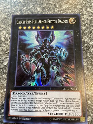 Yu-Gi-Oh! TCG Galaxy-Eyes Full Armor Photon Dragon Mega Pack 2016 MP16-EN044 1st-image