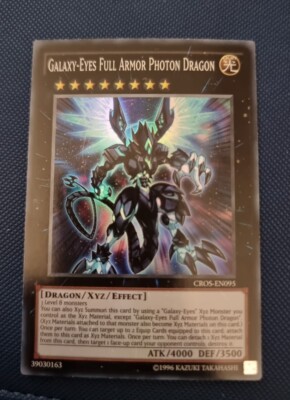 YU-GI-OH Super Rare Galaxy Eyes Full Amour Photon Dragon CROS - EN095-image