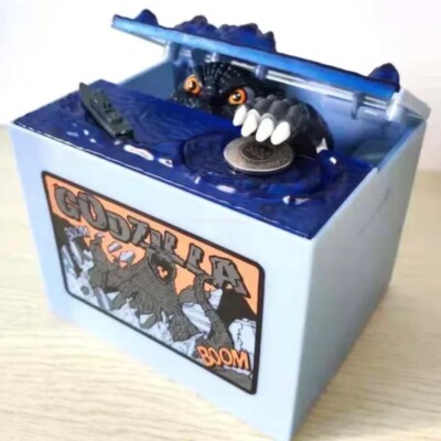 2024 Godzilla Piggy Bank – Fun Coin Money Box for Kids & Adults Birthday Gift-image