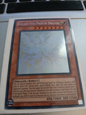 Galaxy-Eyes Photon Dragon (Ghost Rare) PHSW-EN011 Photon Shockwave-Unlimited...-image