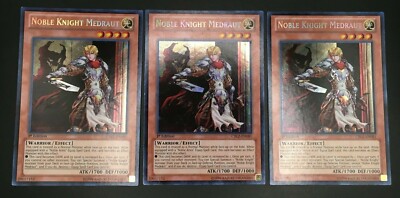 NOBLE KNIGHT MEDRAUT 3x - (CBLZ-EN081) - Secret Rare 1st - Yu-Gi-Oh -image