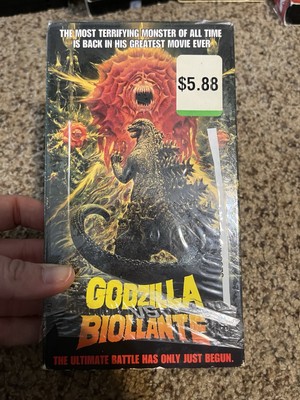 GODZILLA VS BIOLLANTE VHS 1989 RELEASE Monster Horror EXCELLENT Movie-image