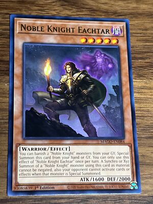 Yugioh! Noble Knight Eachtar - MAGO-EN084 - Rare - 1st Edition Near Mint, Englis-image