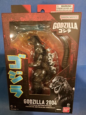 Godzilla 6” Action Figure Bandai Namco - Godzilla 2004 NEW In Box-image