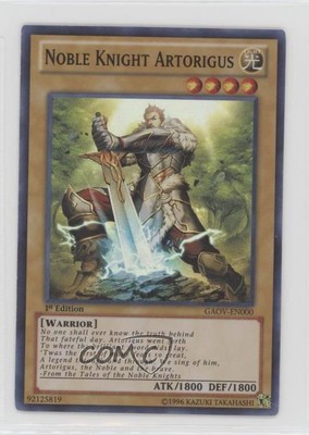 2012 Yu-Gi-Oh! - Galactic Overlord 1st Edition Noble Knight Artorigus (SR) 0b3-image