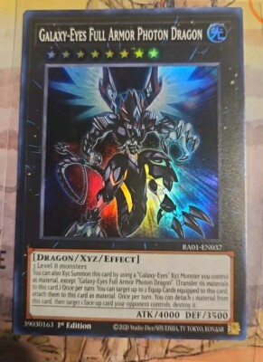 Yu-Gi-Oh! TCG Galaxy-Eyes Full Armor Photon Dragon 25th Anniversary Rarity...-image