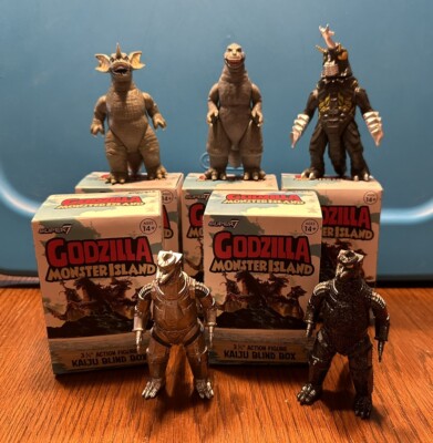 Super 7  Monster Island Blind Box set of 5 with CHASE MECHAGODZILLA BARAGON-image