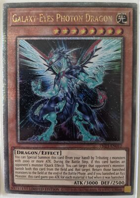 YuGiOh Galaxy-Eyes Photon Dragon Quarter Century Secret Rare TN23-EN012-image