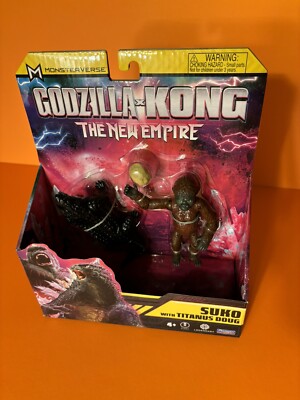 Godzilla X Kong New Empire Suko With Titanus Doug Figure Pack Playmates 2024-image