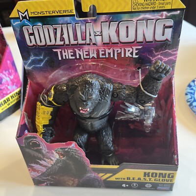 KONG w/ BEAST Glove 6” Figure Godzilla X Kong The New Empire 2024 Playmates-image