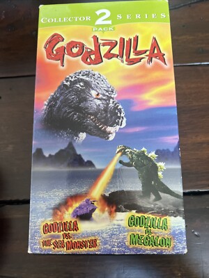 Godzilla VHS 2-Pack  vs The Sea Monster & Godzilla vs Megalon Gojira Goodtimes-image