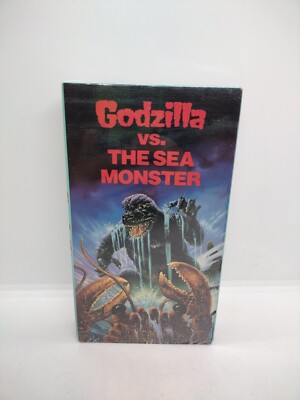 Godzilla vs. versus the Sea Monster Rare Sealed Video Treasures VHS Tape-image