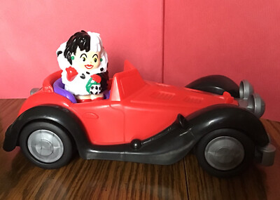 Little People 101 Dalmation's Cruella de Vil & Red Car with Sound Fisher Price-image