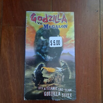 Godzilla VS. Megalon / King Of The Monsters VHS in Shrink -image