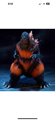 X-PLUS Bandai 1995 Gigantic GODZILLA Burning Godzilla SDCC With Box-image