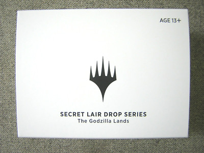MTG Secret Lair Drop Series the Godzilla Lands Foil Full Art Edition; SealedBox-image