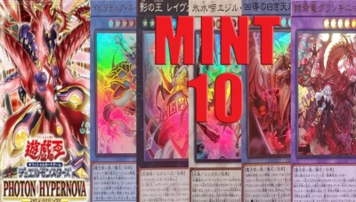Yugioh Photon Hypernova Japanese PHHY Ultra Rare and Super Rare MINT 10-image