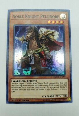 Yugioh Noble Knight Pellinore CYHO-EN090 1st Edition Super Rare - LP/NM-image