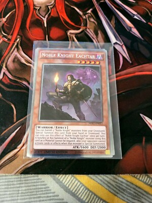 YUGIOH TCG NOBLE KNIGHT EACHTAR NKRT-EN011 PLATINUM LIMITED EDITION -image