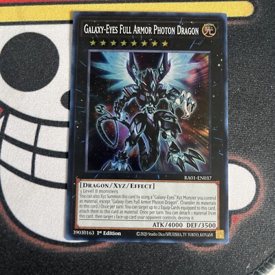 Yugioh! Galaxy-Eyes Full Armor Photon Dragon - RA01-EN037 - Super Rare - 1st Edi-image