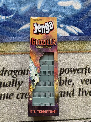 NEW Jenga Godzilla Extreme Edition Sealed In Box Giant Mario Tetris Monopoly-image