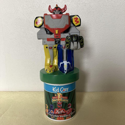 Vintage Bubble Bath Bottle Power Rangers-image