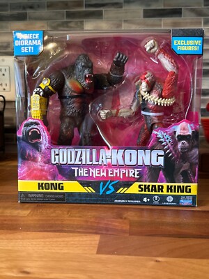Godzilla x Kong The New Empire Kong Vs Skar King 2  Pack Action Figure Toy NEW-image