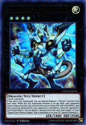 Starliege Photon Blast Dragon LED3-EN034 Ultra Rare 1st Edition-image