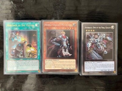 Yu-Gi-Oh! Complete Noble Knight Deck + Extra Deck *Tournament Ready* Is + Bonus!-image