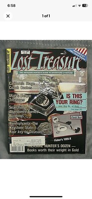 TREASURE MAGAZINE ARTICLE HOW USE FIELD TEST FISHER 1225-X METAL DETECTOR REPORT-image