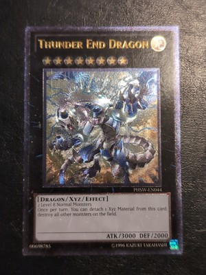 Yu-Gi-Oh! ULTIMATE RARE HOLO CARD THUNDER END DRAGON PHSW-EN044 NM/VLP-image