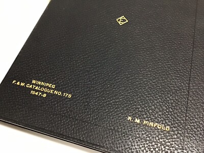 RARE Eaton's Canada 1947-8 Fall-Winter Leather Bound Catalog Winn. R.M. Pinfold-image