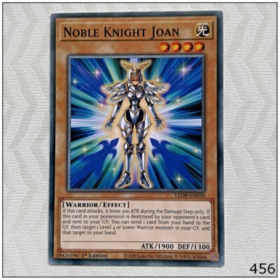 Noble Knight Joan - LED8-EN030 - Common 1st Edition Yugioh-image