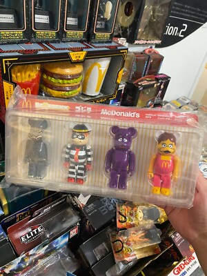 BEARBRICK godzilla vs mcdonalds BOX  NEW Mac Japan Bear Brick rare-image