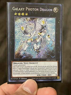 Galaxy Photon Dragon PHHY-EN044 Secret Rare 1st Ed Near Mint Yu-Gi-Oh!-image
