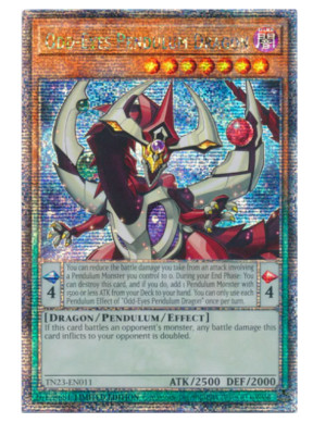 TN23-EN011 ODD-EYES PENDULUM DRAGON QUARTER CENTURY RARE NM 1ST EDITION-image
