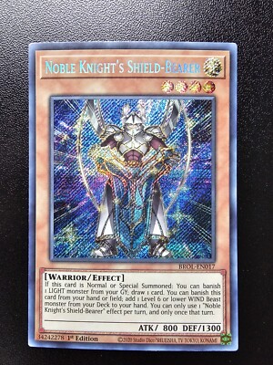Noble Knight's Shield-Bearer Secret Rare BROL-EN017 1st Edition-image