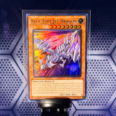 Blue-Eyes Jet Dragon Holo Yugioh TCG YG640-image