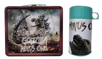 Godzilla Minus One Lunch Box With Beverage Container! Limited To 2500-image