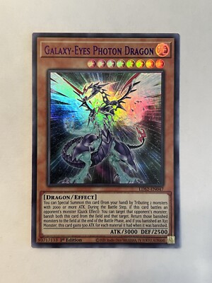 Yu-Gi-Oh! TCG Galaxy-Eyes Photon Dragon (Purple) Legendary Duelists: Season 2...-image