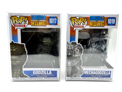 NEW Funko Pop Lot of 2 GODZILLA 1017 1019 MECHAGODZILLA W/ Protectors-image