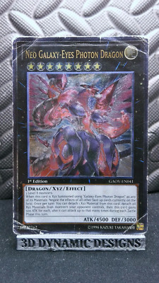 | Yugioh Neo Galaxy-Eyes Photon Dragon  GAOV-EN041 1st Ultimate Rare DMG 🔥 |-image