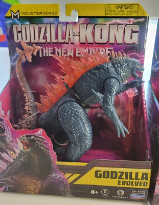 🔥 Godzilla X Kong: The New Empire Godzilla Evolved Action Figure 2024 5.5 Inch-image