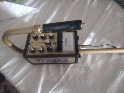 Vintage fisher m scope metal detector 550-d-image