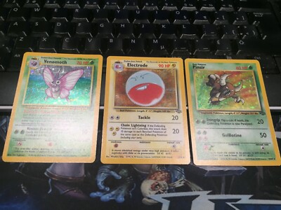 POKEMON - Jungle Set holo cards NM (Pinsir Electrode venemoth) PACK FRESH!(1)-image
