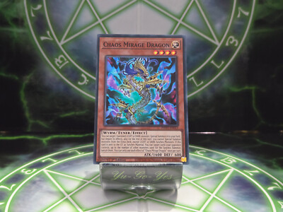 PHHY-EN013 Chaos Mirage Dragon 1st Edition Super Rare YuGiOh Card-image