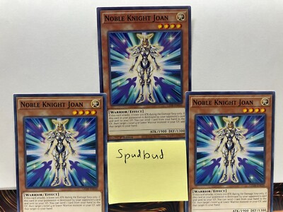 x3 Noble Knight Joan Common 3x LED8-EN030 (NM 1st Ed)-image