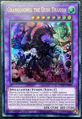 PHHY-EN033 Granguignol the Dusk Dragon Ultra Rare 1st Edition NM YuGiOh!-image