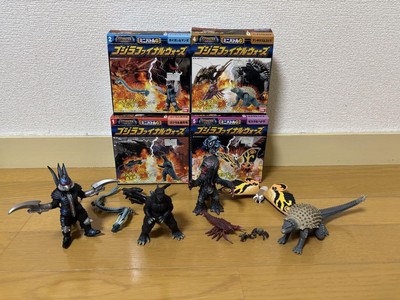 Godzilla Final Wars Figure Set 4 Boxes, with Storage Condition, Collectible-image