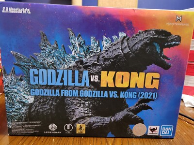 BANDAI 2021 SH MONSTERARTS GODZILLA FROM GODZILLA VS. KONG (2021) MIB COMPLETE-image